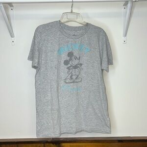 Disney Gray Mickey Mouse Cotton Tee- M